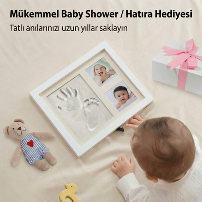 Kişiye Özel 3D Bebek El & Ayak İzi Çerçevesi