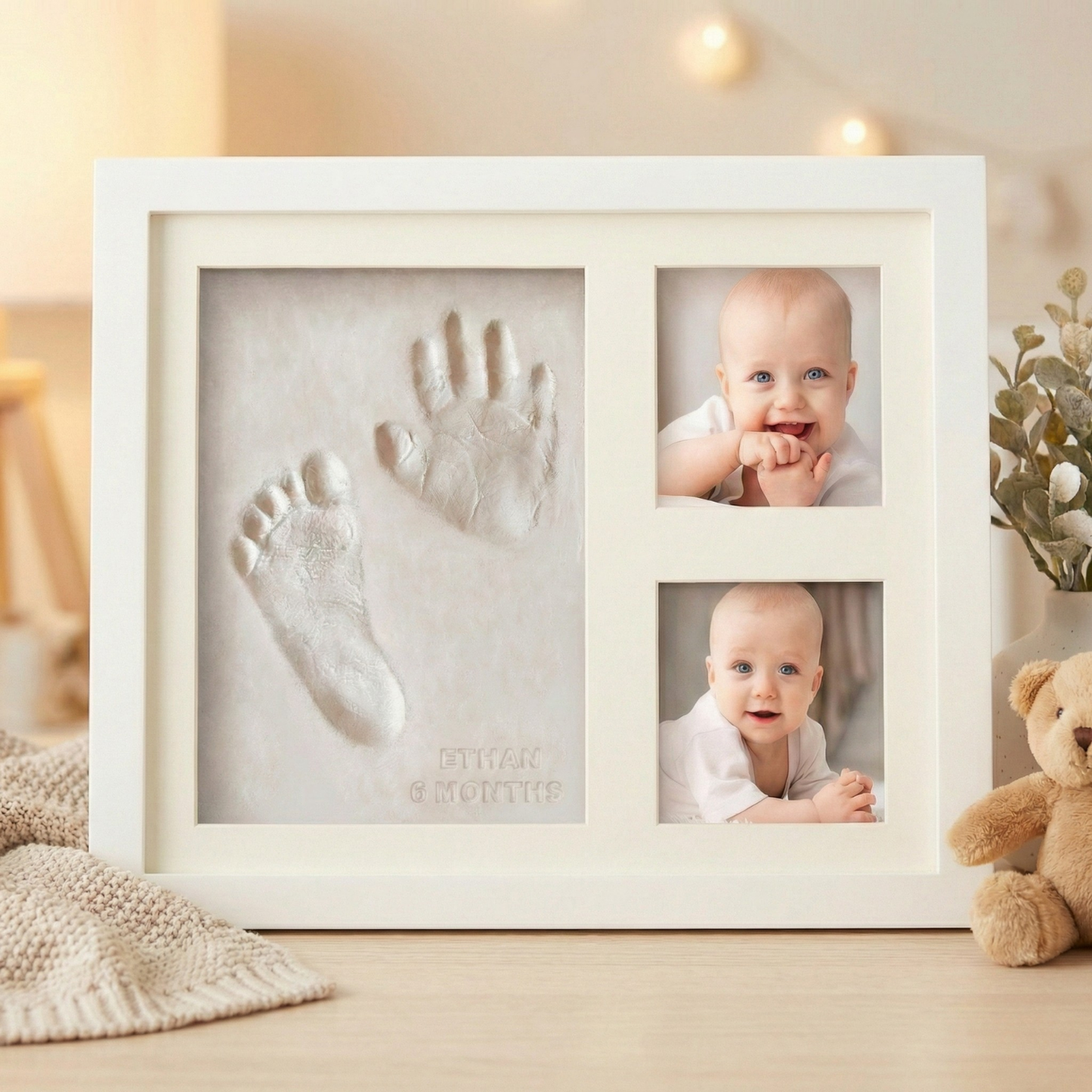 Kişiye Özel 3D Bebek El & Ayak İzi Çerçevesi
