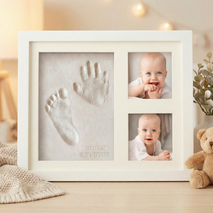 Kişiye Özel 3D Bebek El & Ayak İzi Çerçevesi
