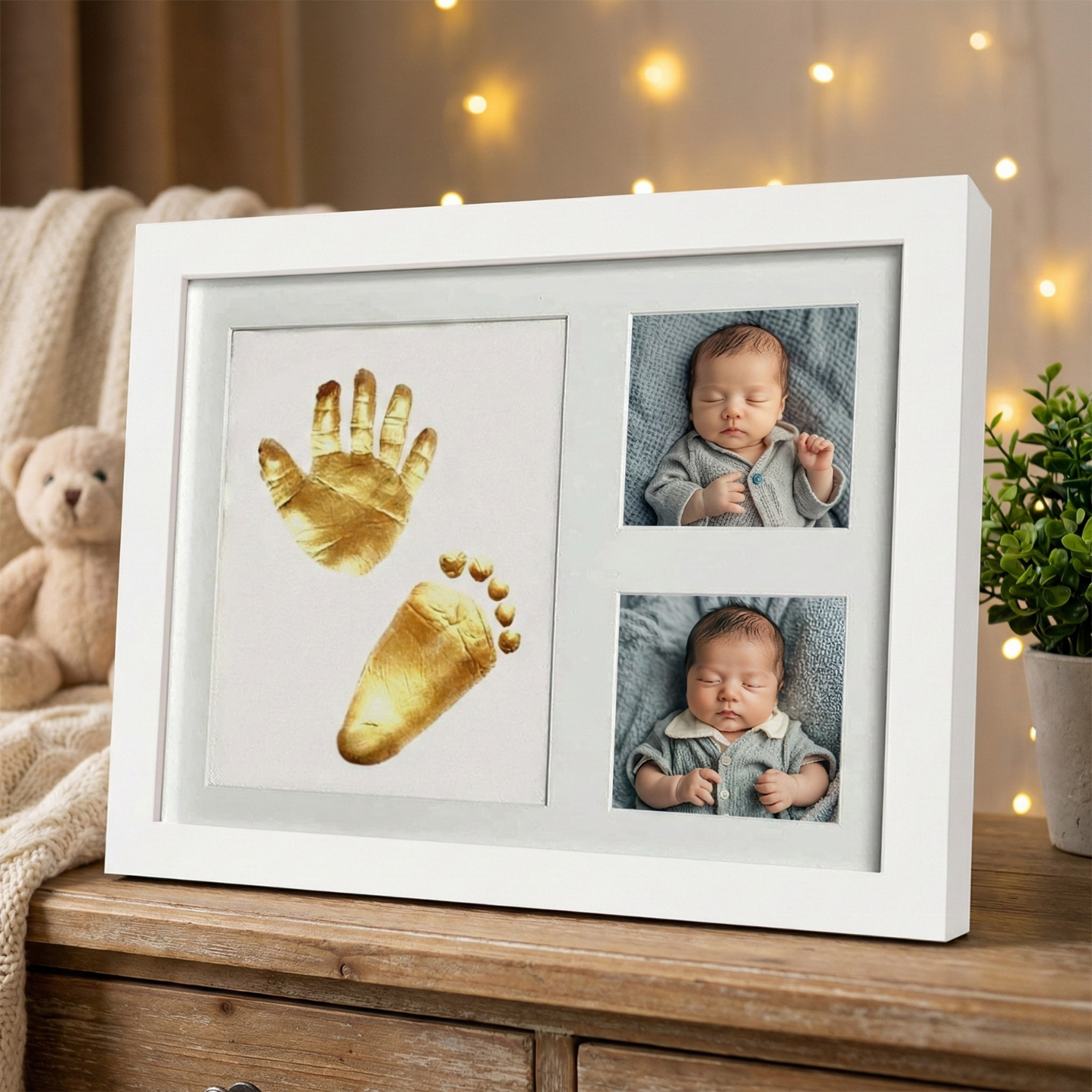 Kişiye Özel 3D Bebek El & Ayak İzi Çerçevesi