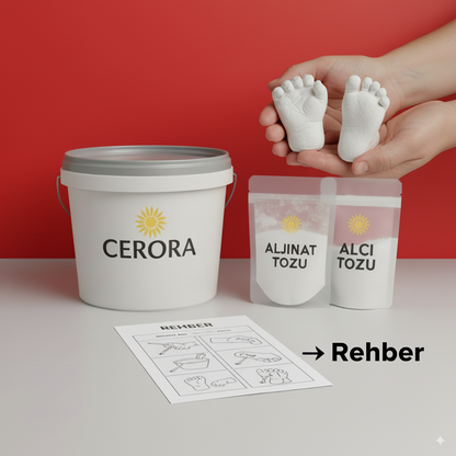 Cerora Bebek-Çocuk El Ayak Alçı Seti
